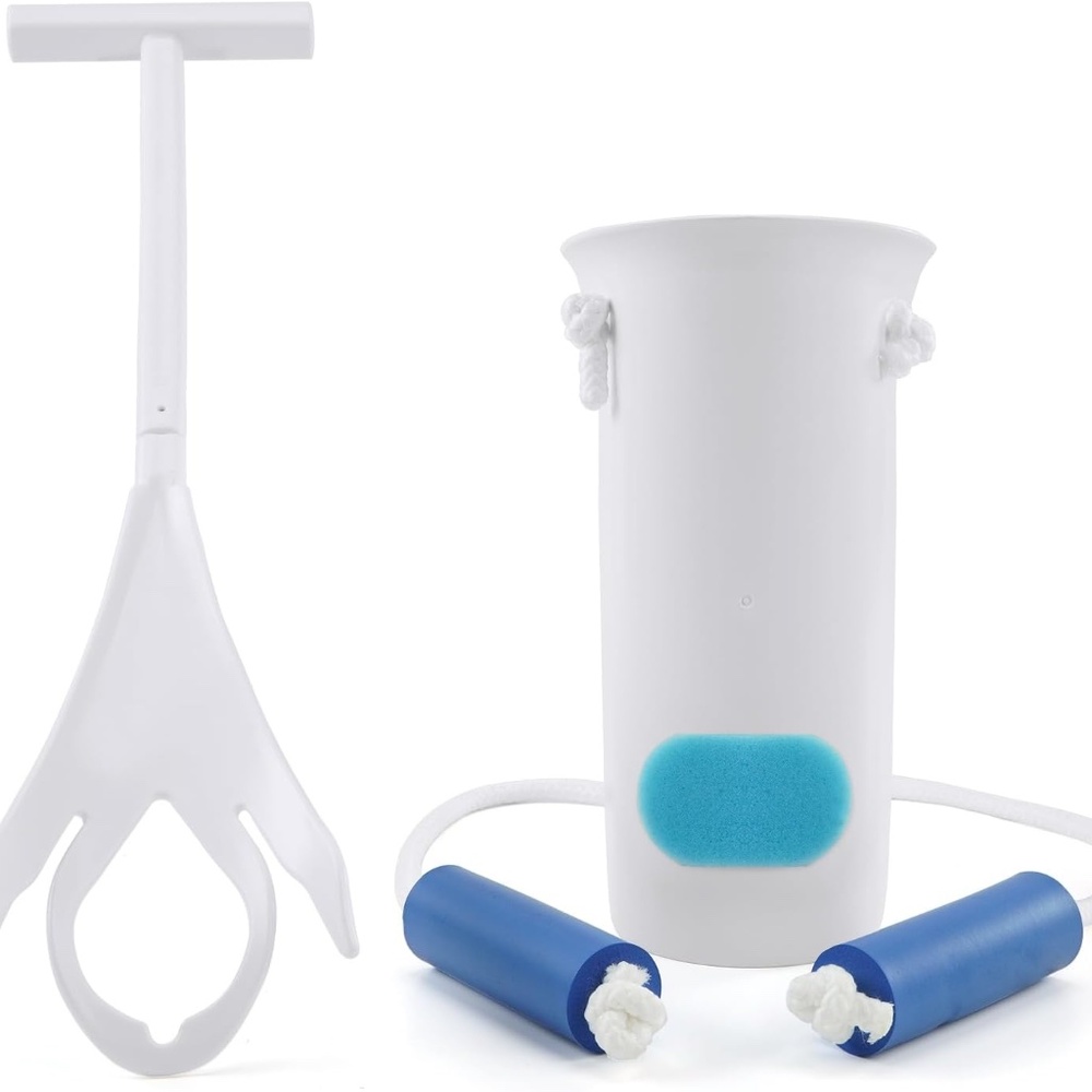 Jellas Sock Aid Kit, Flexible Sock Aid Device with Long Rope - Sock Puller aid